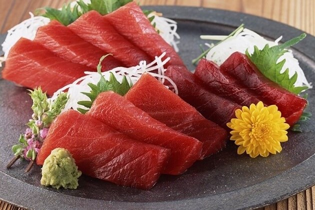 Sashimi cá ngừ đại dương